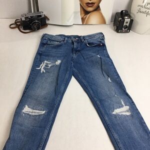 & Denim Skinny Coupe Moulante Jeans